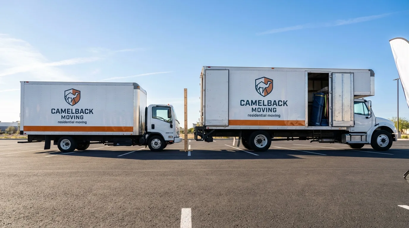 Moving truck size capacity guide in Little Rock Air Force Base